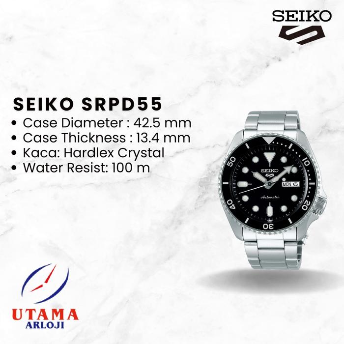 SEIKO 5 Sport SRPD55 Automatic Jam Tangan Pria Otomatis