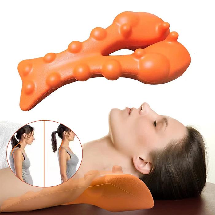 Cervical Vertebra Lumbar Traction Massage Trapezius Trigger Point