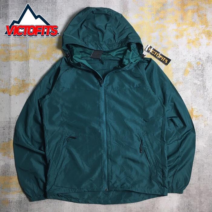 Jaket Windbreaker Field Core Ijo