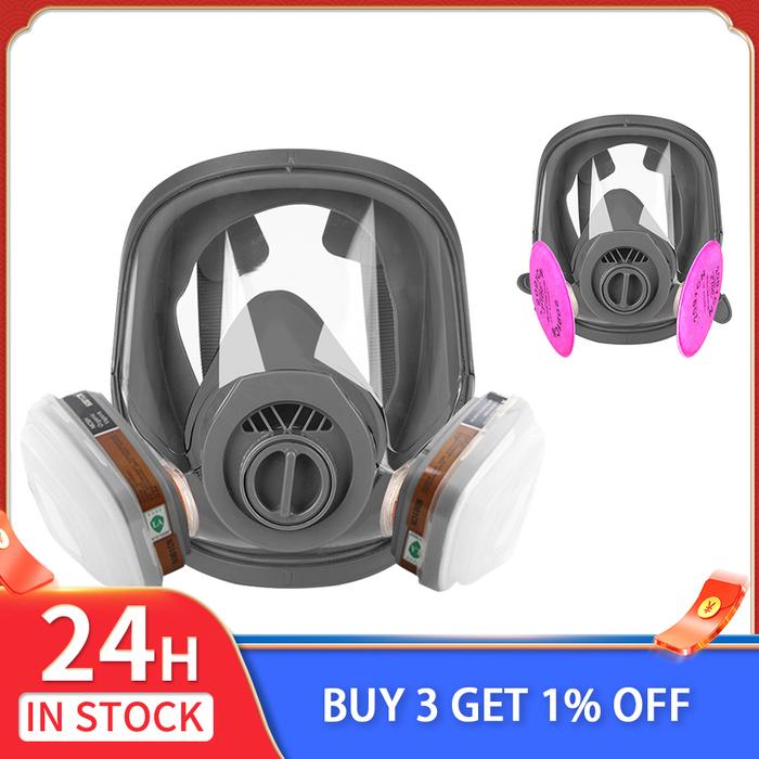 Acid/Organic 7 in 1 Gas Mask K6800  Mask Respirator Paint Chemical
