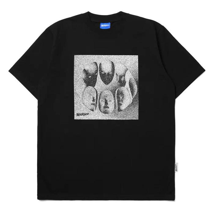 Insurgent Club - Tshirt Kaos Behind TheMask Black Katun Sablon