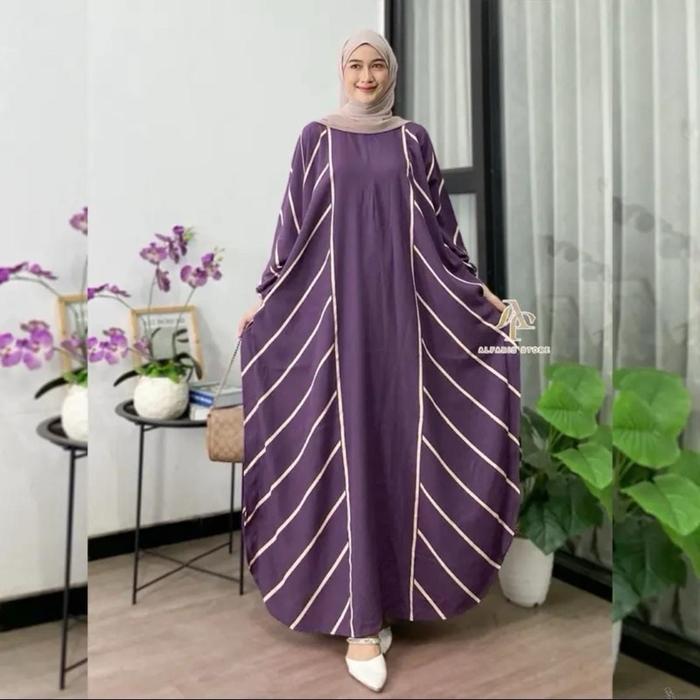 KAFTAN LULA \\ kaftan gamis \\ gamis kaftan \| kaftan rayon Nyaman  Panjang Muslim Wanita Dress
