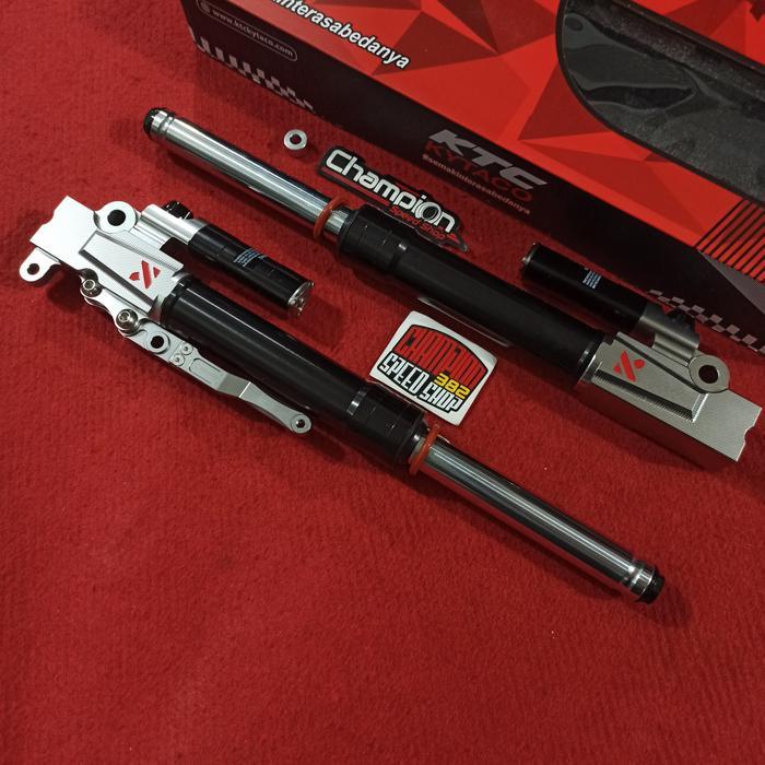 Shock Shockbreaker Depan KTC Kytaco Black Scoopy Beat FI ESP Karbu