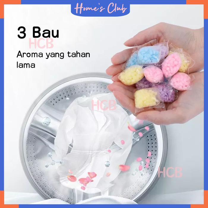 HCB Pewangi Laundry / Gel Deterjen Pewangi Pelembut Pakaian Laundry / Pakaian / Laundry Gel Ball Bu