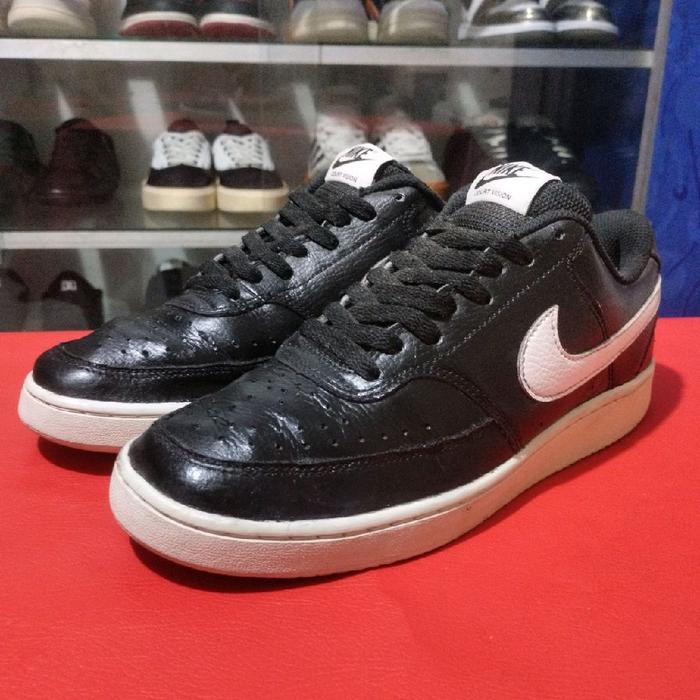 SEPATU SECOND CASUAL KULIT NIKE HITAM SIZE 40