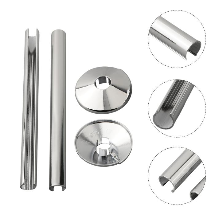 Pipe Decoration Decorative Cover For Bathroom Home 2 Set 5 Colors Option Accessories Fit For 15mm Pi