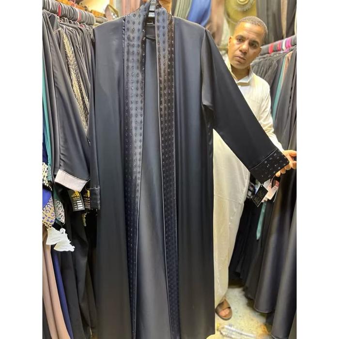 Abaya Wanita Dewasa Mesir Tiktuk Inner Outer Free Pashmina original Premium