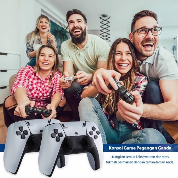 SMARTCOM ~ M15 Stik Game PS5 Console 20000 Game 4K 60fps HD Retro 2.4g Game Stick Wireless Gamepad P