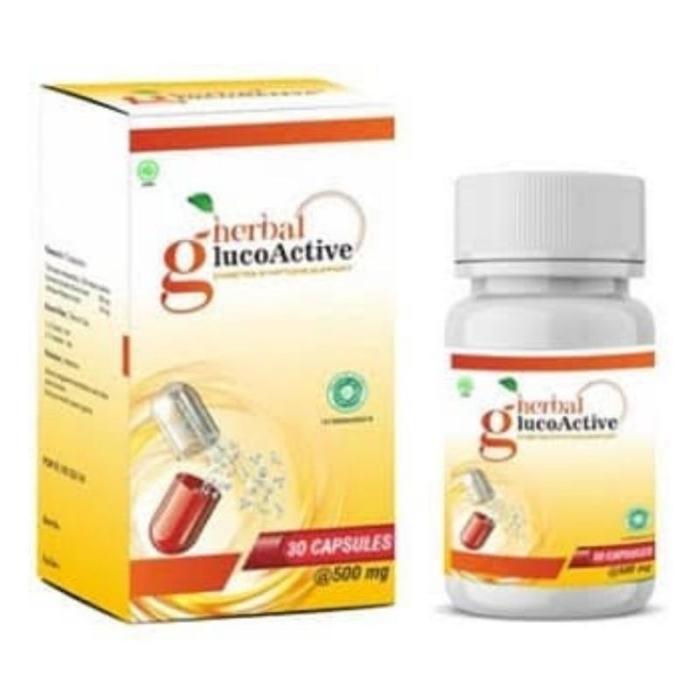 GLUCOACTIVE OBAT HERBAL DIABETES ORIGINAL GLUCO ACTIVE ASLI 100% TOPCER
