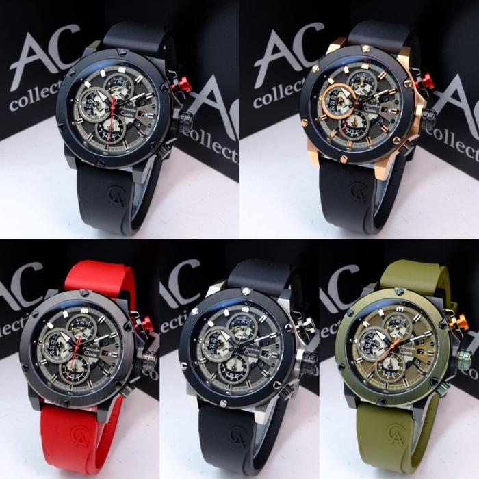 ALEXANDRE CHRISTIE 6491 AC6491 AC 6491 JAM TANGAN ORIA ORIGINAL