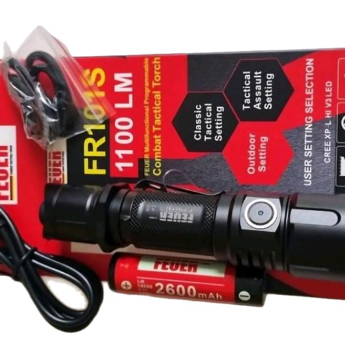 Senter Feuer FR101S Tactical Flashlight TERMURAH