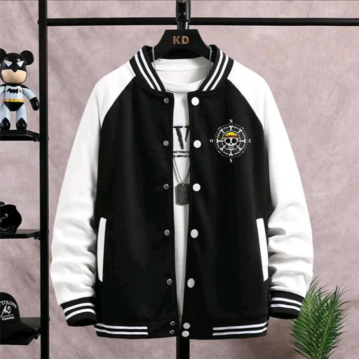 Jaket Baseball Varsity Base Ball Premium Outerwear Bomber Oversized Remaja Dewasa Unisex Pria Wanita
