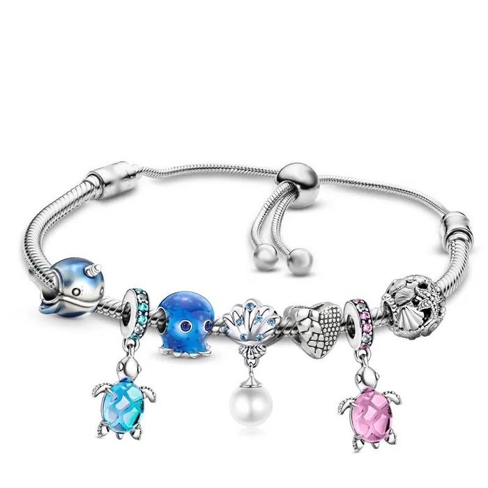 Gelang Charms Serut Sea Creatures