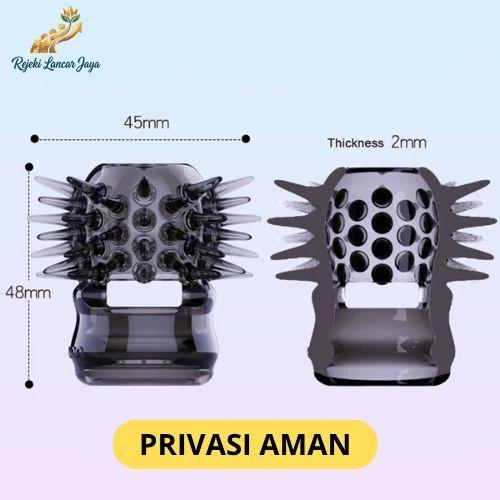 Funira Black Ring Delay Cincin Pria Penambah Kenikmatan