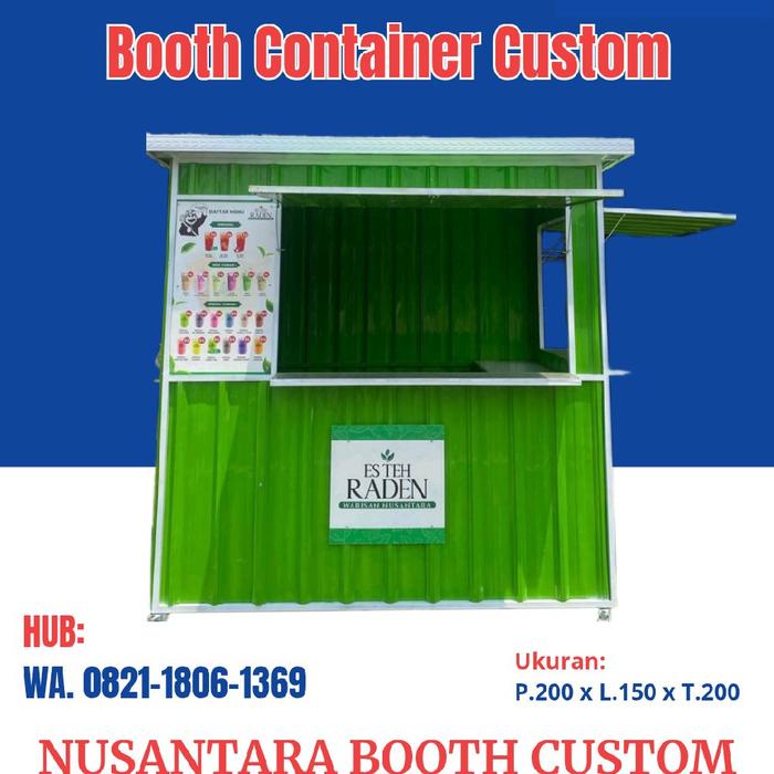 booth container jualan Booth Container Custom UMKM Murah Booth Container Cafe Mini Siap Pakai Booth