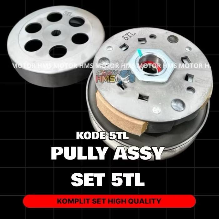 PULLY PULY PULI PULLEY KOMPLIT SET YAMAHA MIO SPORTY MIO SOUL NOUVO 5TL