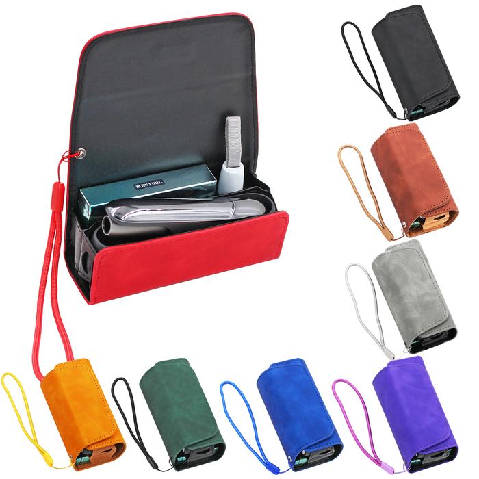 8 Buah/Lot Dompet Tas Kulit Penutup untuk IQOS 3.0 Duo Kasus Pemegang