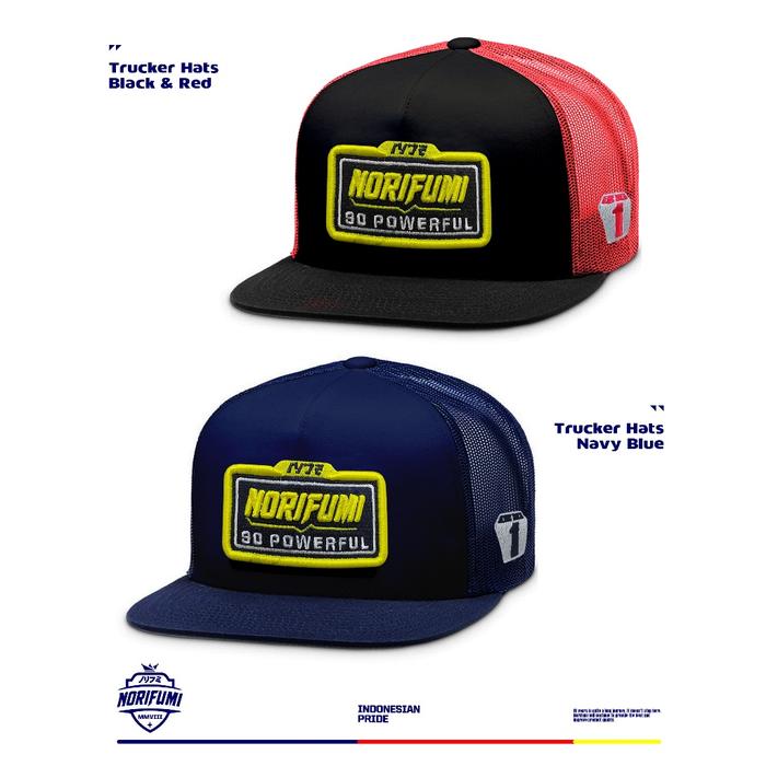 Topi Norifumi Trucker Original Garansi Asli