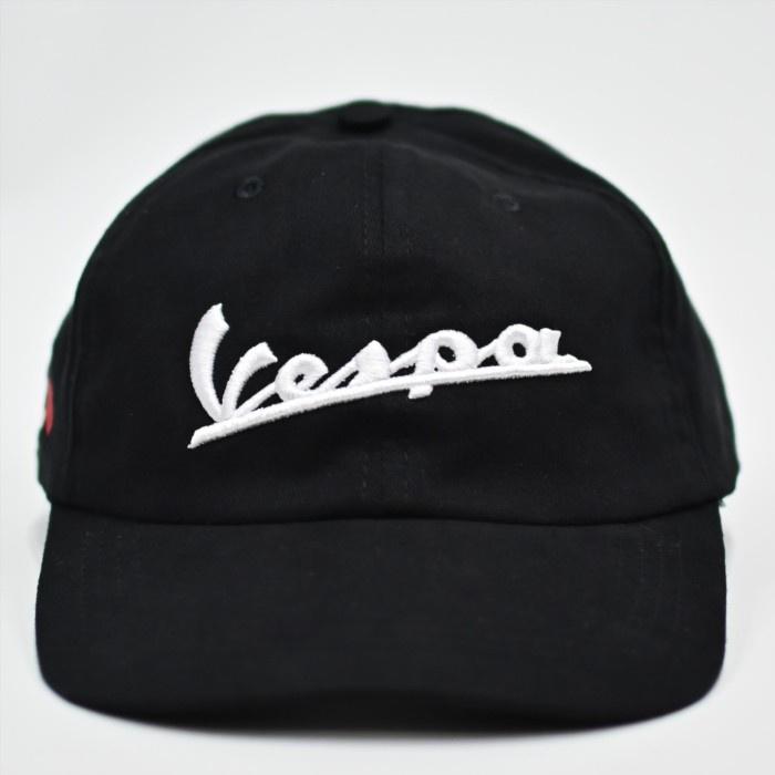 Dad Hat Vespa Italia/ Topi Vespa Italia - Hitam