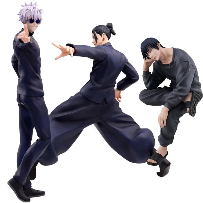JJK Anime Figure Geto Suguru Fushiguro Toji Gojo Satou doll Combat pose style action figure Model De