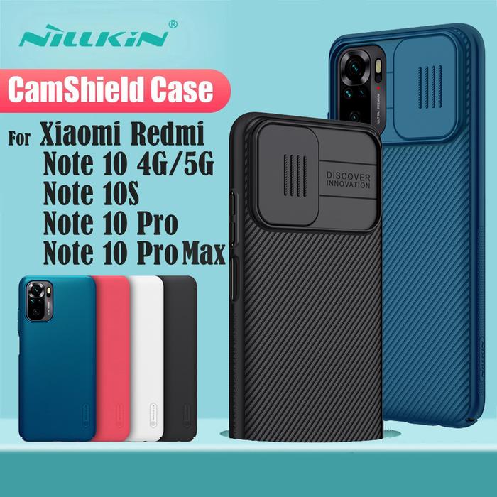 For Xiaomi Redmi Note 10 Pro Max Cover Note10 10S 4G 5G Case NILLKIN