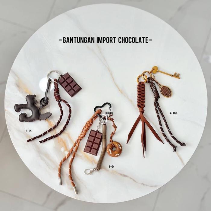 GANTUNGAN TAS LUCU CHOCOLATE IMPORT