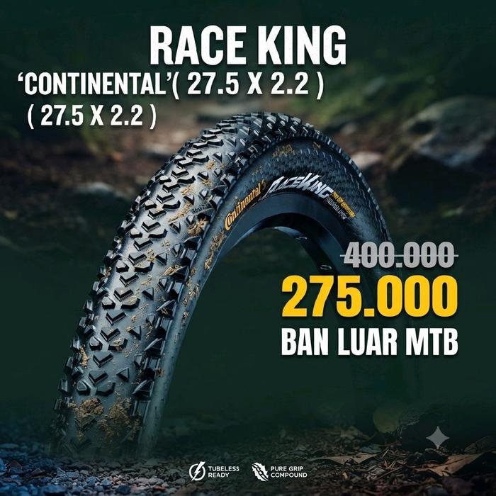 Continental race king ban luar ( 27.5 x 2.2 )