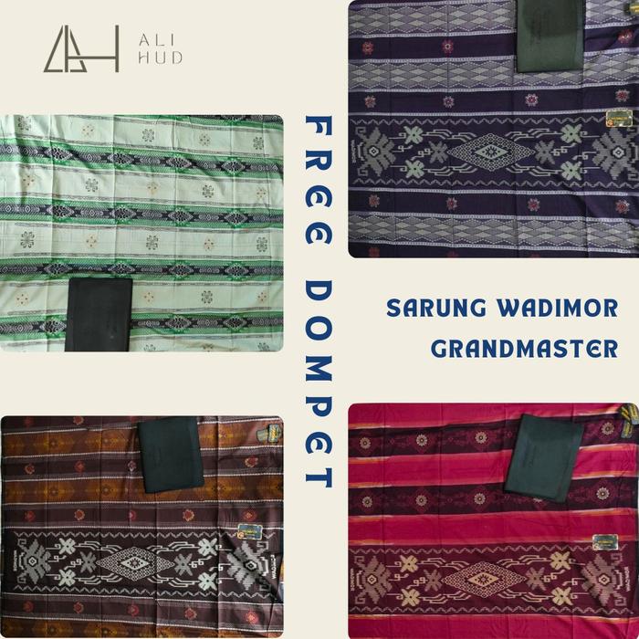 SARUNG WADIMOR GRANDMASTER SONGKET JACQUARD - Original Tenun Bahan Premium Nyaman Dewasa