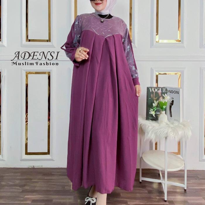 GAMIS BROKAT KONDANGAN MEWAH JUMBO MODEL TERBARU LESTI KEJORA