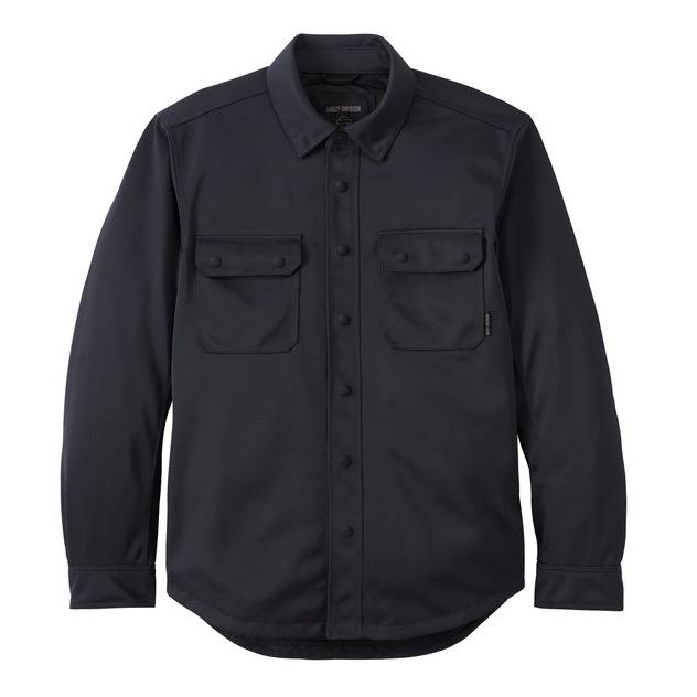 Jaket Kemeja Operatif Bermotif Tengkorak Willie G Cowok Harley Davidson Genuine USA 97135-25VM