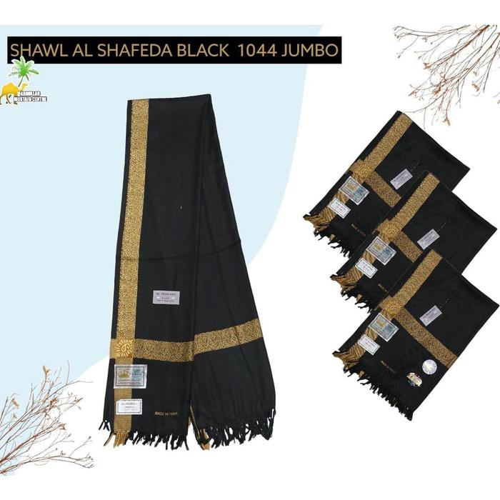SHAWL AL SHAFEDA B 1044 JUMBO | SHAWL ASLI PAKISTAN KASHMIR | OLEH OLEH HAJI