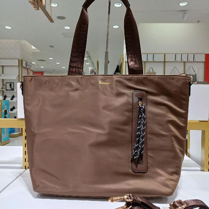 Tas Wanita Tote Bag Parasut BELLEZZA BHW372 Original Depstore Mall Ori Store Tas Jinjing Handbag Sel