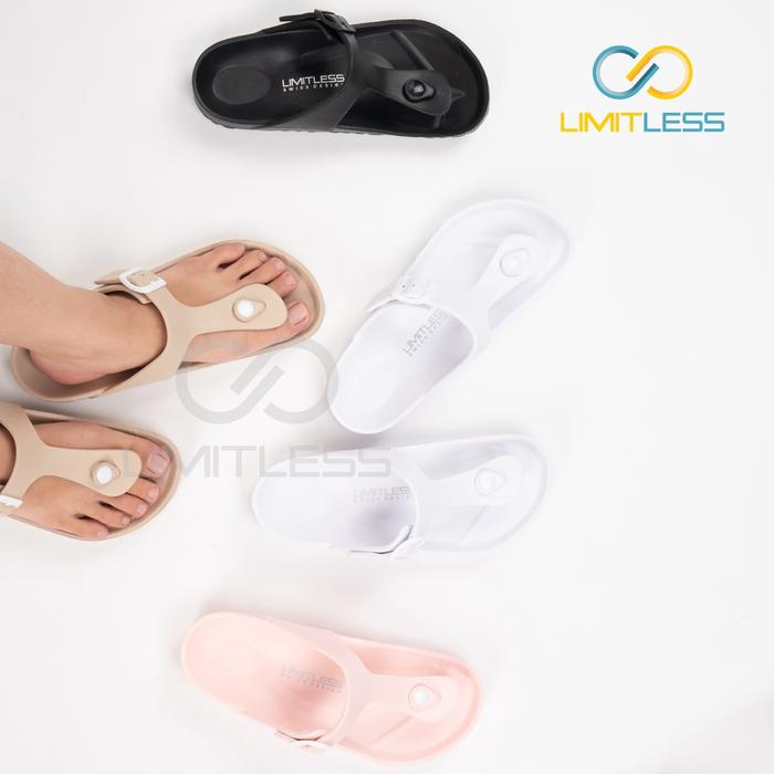 Sendal Jepit Wanita Limitless Sendal Wanita Sandal Cewek Limitless Casual Hitam