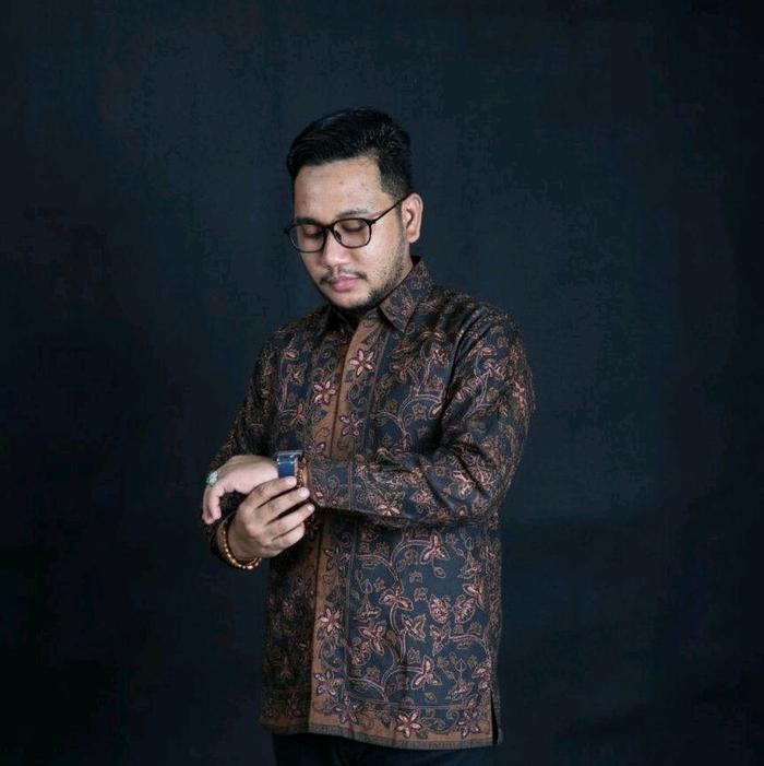 Kemeja Batik Jambi Lengan Panjang Pria