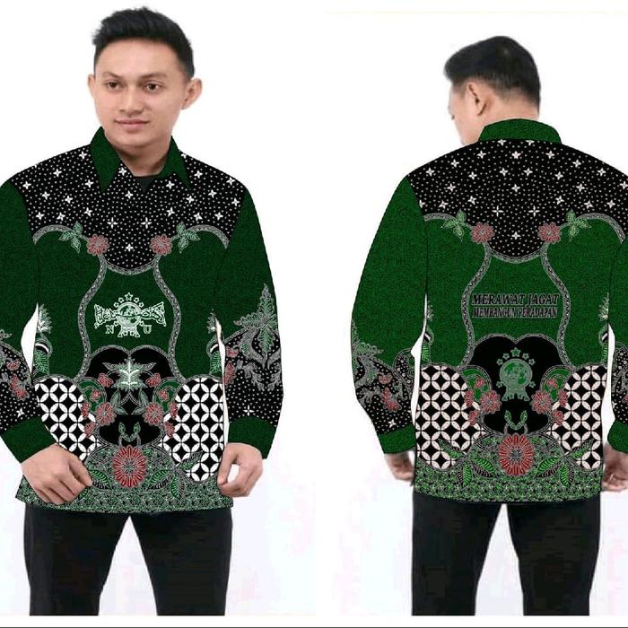 Kemeja Abad Dua NU Batik Abad 2 NU Seragam NU Abad 2 Kemeja Batik NU Satu Abad