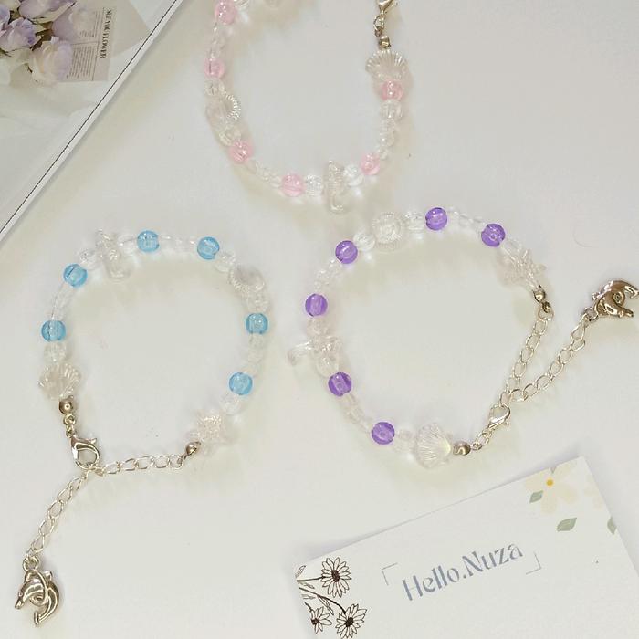 bracelet sea // hewan laut// gelang lucu// gelang hewan laut// gelang aesthetic korea