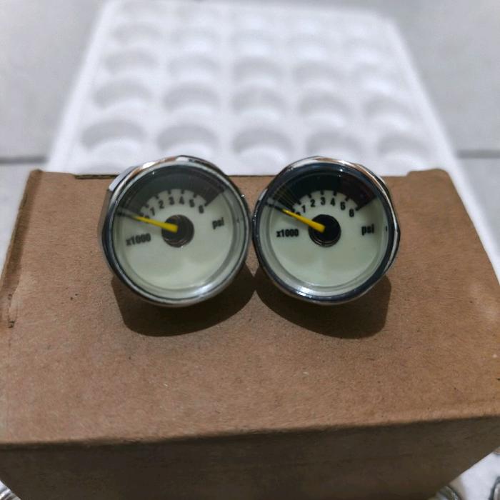 Manometer Kecil Diameter 25 6000psi, Manometer Pompa PCP atau PCP