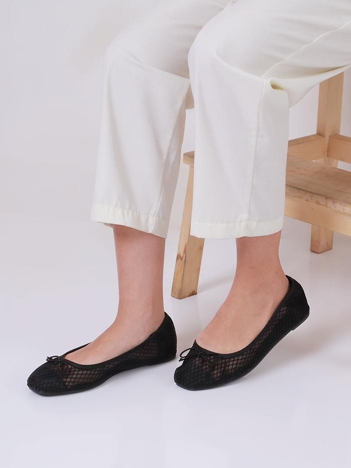 Berrybenka - Sepatu Flatshoes Comfy Wanita Sofia Mashina Mesh Flat Jaring