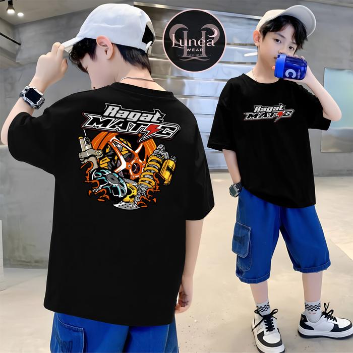 Baju ANAK Kaos Atasan Pria Wanita Ragat Matic Scoopy Vario Beat Mio Pcx Racing Distro Original ARD