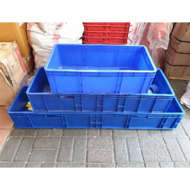Box Bak Kolam Ikan Plastik Segi Panjang Buntu Top Star 67 cm