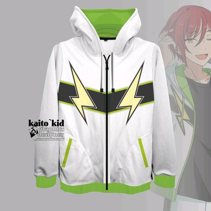 Hoodie Jacket Natsume Sakasaki Ensemble Stars bisa custom design bebas request