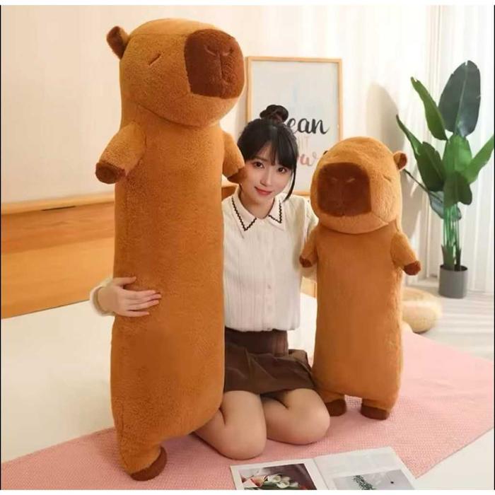 Bantal Guling Capybara 60 CM/90CM bantal guling karakter anak lucu hadiah ulang tahun