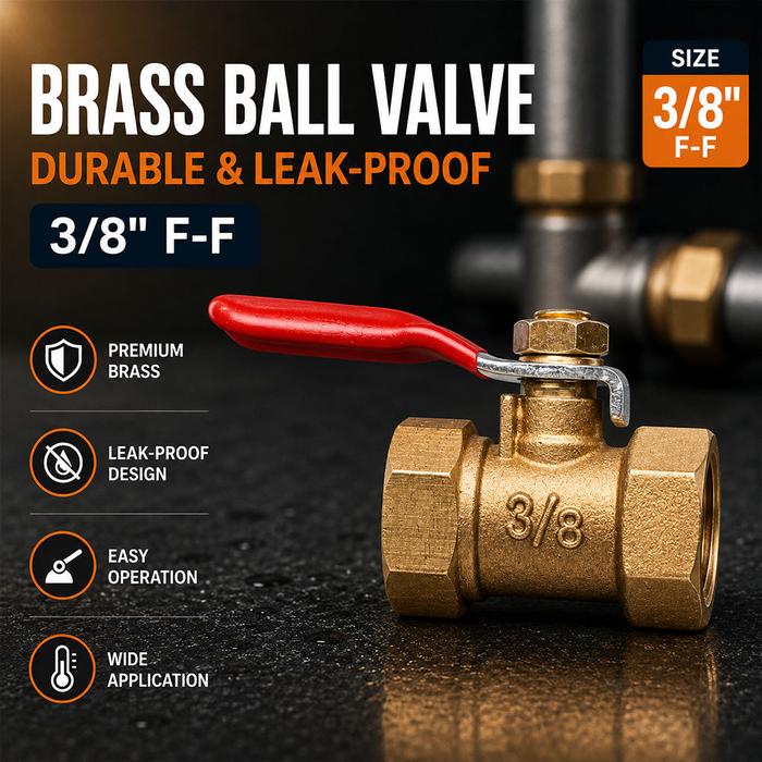 Mutiaramall - Stop Kran Air Mini | Ball Valve Copper | Kran Gas Air