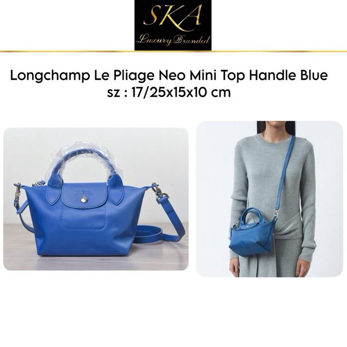 Longchamp Le Pliage Neo Mini Top Handle Blue