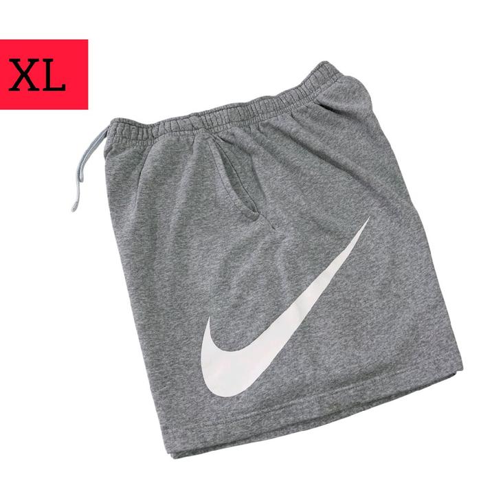 Celana pendek sweat fleece NIKE Sportswear big swoosh ( size XL )