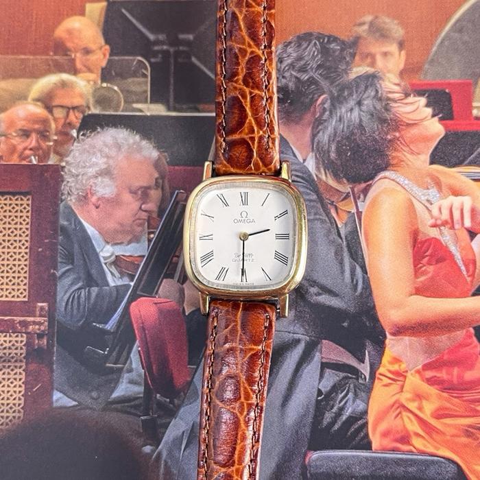 Jam tangan Omega De Ville, Quartz Movement,Ladies Classic Watch