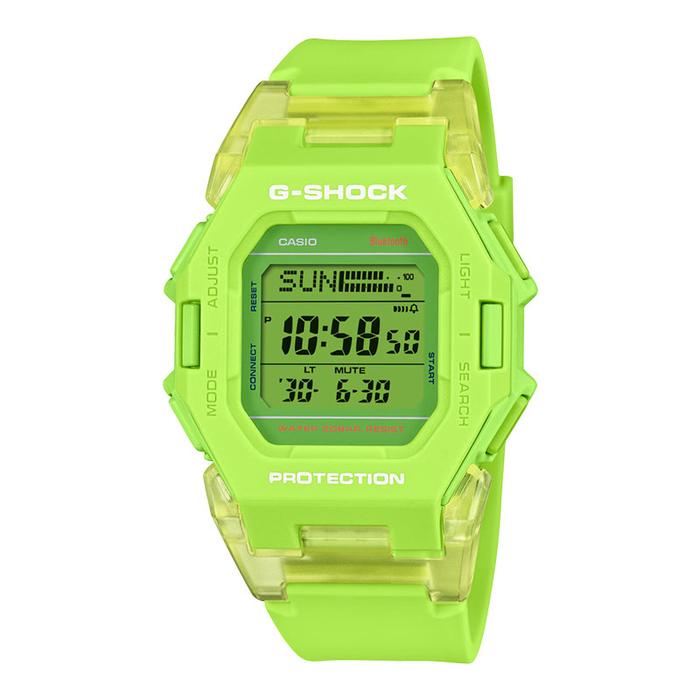 Jam Tangan Pria Casio G-Shock GD-B500S-3JF Compact Digital Dial Lime Green Resin Band (JDM)