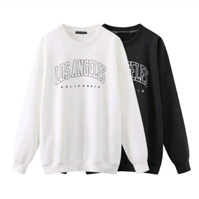 Los Angeles Sweater Wanita | Crewneck Oversize