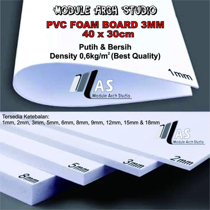 PVC Foam Board 3mm 40x30cm