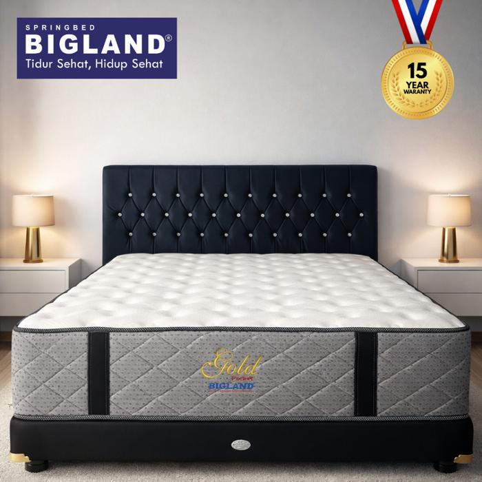 Bigland Springbed Gold Pocket - Kasur Pegas by Bigland Tebal , Ukuran 160x200 - Kasur Per pocket by 